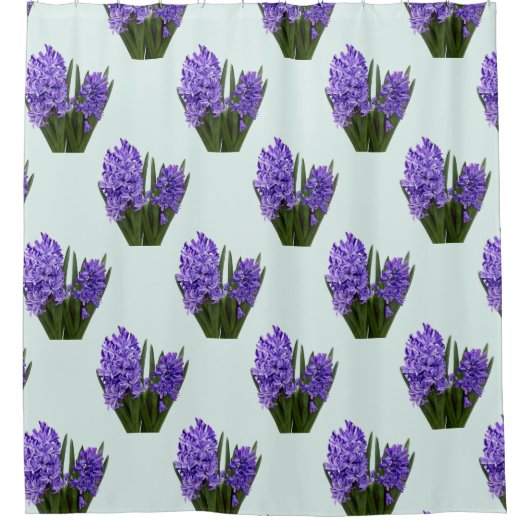 Rideaux De Douche Duo de Jacinthe Pourpre (Devant)