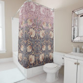 Rideaux De Douche Dusty rose Turquoise Pimpernel William Morris Flor (En situation)
