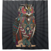 Rideaux De Douche eagle owl dark (Devant)