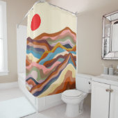 Rideaux De Douche Earthe Majesty (En situation)