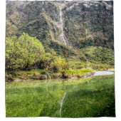 Rideaux De Douche Earthy Mountain Stream // Randonnée Bliss (Devant)