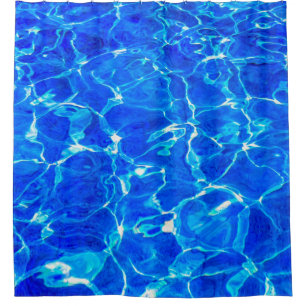 Rideaux De Douche Eau bleue propre