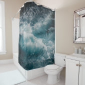 RIDEAUX DE DOUCHE EAU DE RAGE (En situation)