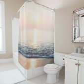RIDEAUX DE DOUCHE EAU SUR LA MER (En situation)