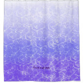 Rideaux De Douche Eau violette claire et fraîche et propre (Devant)
