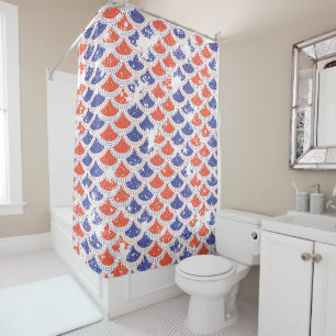 Rideaux De Douche Écailles de poisson Coastal Americana