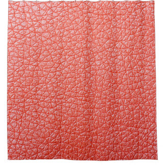Rideaux De Douche Échantillon d'ameublement en cuir orange textureab