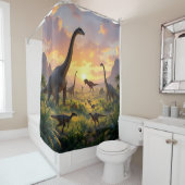 Rideaux De Douche Echoes Of The Ancient World -  (En situation)