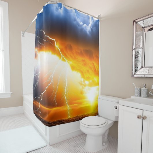 Rideaux De Douche Éclair (En situation)