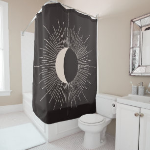 Rideaux De Douche Éclipse de la lune Abstraite