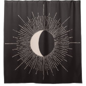 Rideaux De Douche Éclipse de la lune Abstraite (Devant)