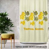 Rideaux De Douche École tropicale