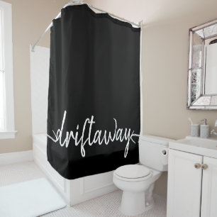 Rideaux De Douche écriture du script nautique DRIFT AWAY