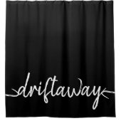 Rideaux De Douche écriture du script nautique DRIFT AWAY (Devant)