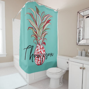 Rideaux De Douche Écriture monographique attrayante oeil moderne ana