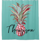 Rideaux De Douche Écriture monographique attrayante oeil moderne ana (Devant)