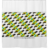 Rideaux De Douche Écriture personnalisée JAMAICA (Devant)