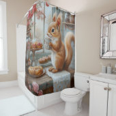 Rideaux De Douche Écureuil lunaire (En situation)