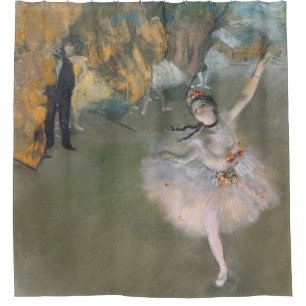 Rideaux De Douche Edgar Degas   l'étoile, ou danseur sur l'étape