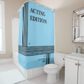 Rideaux De Douche Édition intérimaire Jouer script stylisé (En situation)