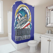 Rideaux De Douche Edmund Fitzgerald | Tribute to the Legendary Ship (En situation)