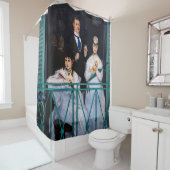 Rideaux De Douche Edouard Manet - Balcon / Le Balcon (En situation)