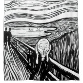 Rideaux De Douche Edvard Munch - La lithographie de cri (Devant)