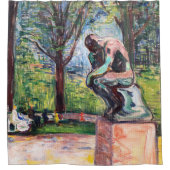 Rideaux De Douche Edvard Munch - Le penseur de Rodin (Devant)