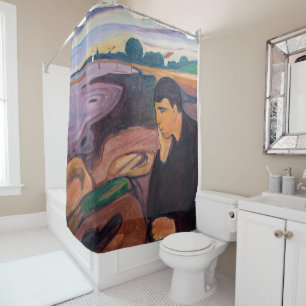 Rideaux De Douche Edvard Munch - Melancholy 1894