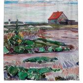 Rideaux De Douche Edvard Munch - Seashore. Paysage près de Lubeck (Devant)