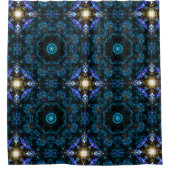 Rideaux De Douche Effet Aqua Kaleidoscope, (Devant)