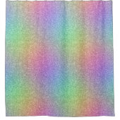 Rideaux De Douche Effet Parties scintillant arc-en-ciel (Devant)
