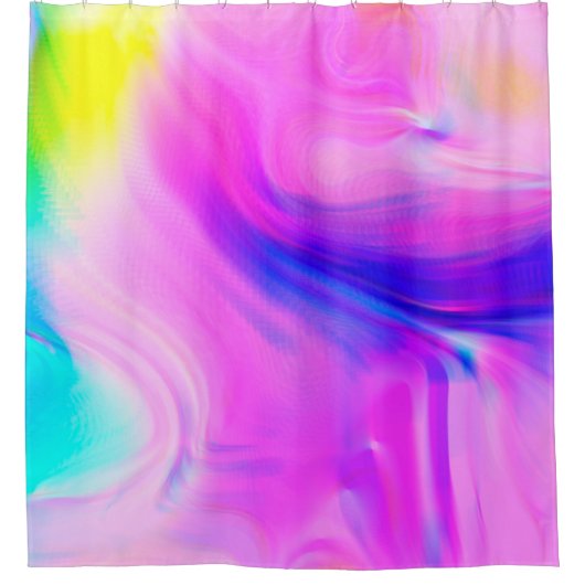 Rideaux De Douche Effets numériques. Arrière - plan abstrait multico (Devant)