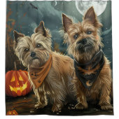Rideaux De Douche Éffrayant australien Terrier Halloween (Devant)