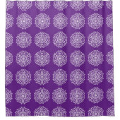 Rideaux De Douche Eggplant Mandala (Devant)
