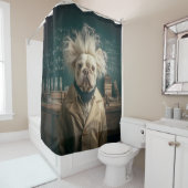 Rideaux De Douche Einstein Pup in Lab Coat (En situation)