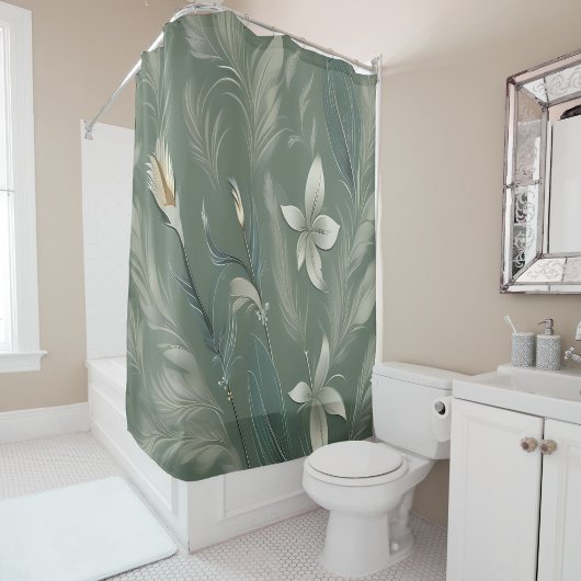 Rideaux De Douche Élégance de la lierre