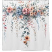 Rideaux De Douche Élégance florale rapace (Devant)