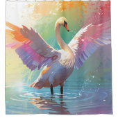 Rideaux De Douche Élégance gracieuse Pastel (Devant)