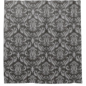 Rideaux De Douche Élégance Graystone Damask (Devant)