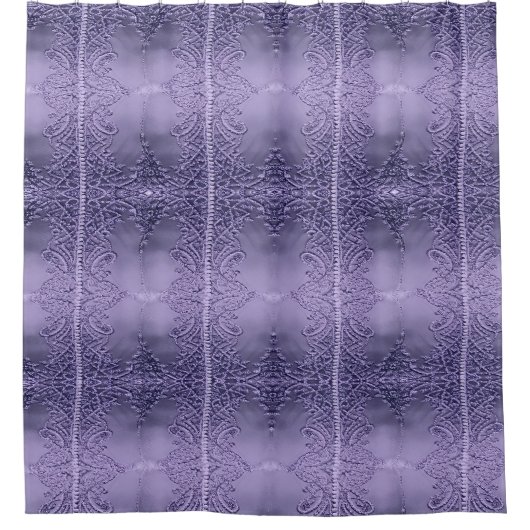 Rideaux De Douche Élégance Violette (Devant)