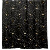 Rideaux De Douche Elegant art nouveau seamless pattern. Abstract min (Devant)