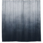 Rideaux De Douche Élégant bleu marine gris blanc gris rustique rayé (Devant)