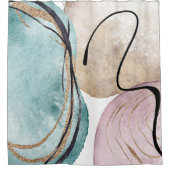 Rideaux De Douche élégant boho féminin pastel élégant (Devant)