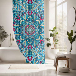 Rideaux De Douche Élégant coloré sans couture motif