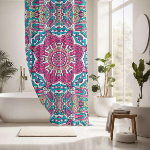 Rideaux De Douche Élégant coloré sans couture motif