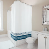 Rideaux De Douche Élégant cycle de vie éternel Motif mongol (En situation)