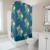 Rideaux De Douche Élégant floral (En situation)