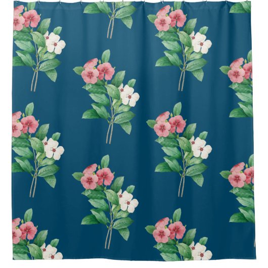 Rideaux De Douche Élégant floral (Devant)