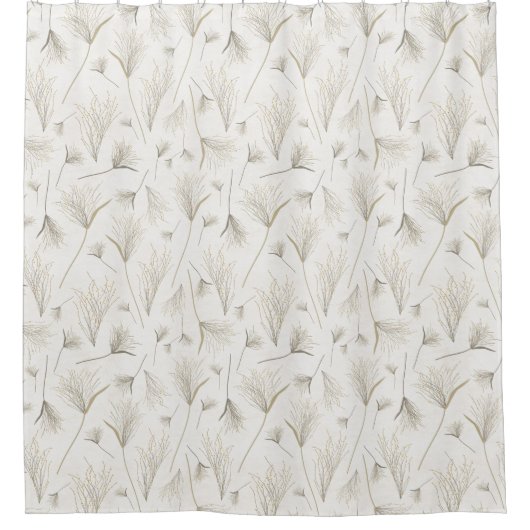 Rideaux De Douche Elégant Gold Grey (Devant)